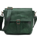 Сумка-планшет через плече зелена шкіряна RE-1309-3md TARWA фото, картинка, изображение