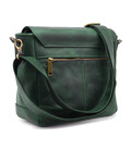 Сумка-планшет через плече зелена шкіряна RE-1309-3md TARWA фото, картинка, изображение