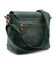 Сумка-планшет через плече зелена шкіряна RE-1309-3md TARWA фото, картинка, изображение
