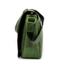 Чоловіча шкіряна сумка через плече із клапаном TARWA RE-1047-3md зелена фото, картинка, изображение
