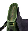 Чоловіча шкіряна сумка через плече із клапаном TARWA RE-1047-3md зелена фото, картинка, изображение