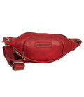 Поясна шкіряна сумка червона Hill Burry HB3314 фото, картинка, изображение