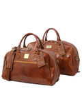 Набір дорожніх сумок зі шкіри Magellan Tuscany TL141258 картинка, зображення, фото