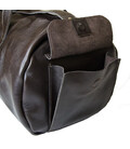 Мяка шкіряна дорожня сумка, колір кави 760620 Grande Pelle фото, картинка, изображение