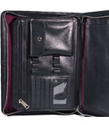 Шкіряна чорна папка органайзер портфоліо на блискавці для документів А4+ TARWA GA-1295-4lx фото, картинка, изображение