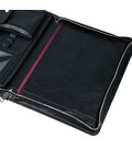 Шкіряна чорна папка органайзер портфоліо на блискавці для документів А4+ TARWA GA-1295-4lx фото, картинка, изображение