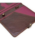 Шкіряна папка портфоліо відкритого типу з хлястиком формату А5 А4 TARWA GC-2141-4lx фото, картинка, изображение