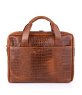 Шкіряна сумка для ноутбука і документів з тисненням під рептилію REP-1813-4lx бренду TARWA фото, картинка, изображение