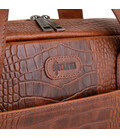 Шкіряна сумка для ноутбука і документів з тисненням під рептилію REP-1813-4lx бренду TARWA фото, картинка, изображение