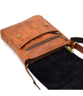 Чоловіча шкіряна сумка через плече RB-1301-3md TARWA з клапаном руда фото, картинка, изображение