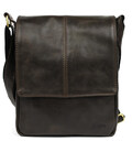 Чоловіча шкіряна сумка A5 через плече TC-1301-3md (GX) TARWA з клапаном фото, картинка, изображение