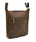 Чоловіча шкіряна сумка через плече RC-1300-3md TARWA коричнева фото, картинка, изображение