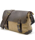 Чоловіча сумка через плече з канвас і шкіри RSc-6002-3md TARWA фото, картинка, изображение
