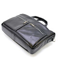 Сумка з натуральної шкіри для ноутбука чорна GA-7122-4lx TARWA фото, картинка, изображение