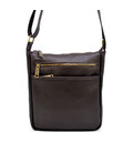 Сумка через плече (шкіра) коричнева, месенджер TARWA GC-1300-3md фото, картинка, изображение