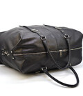 Велика дорожня сумка FA-8310-4lx з натуральної шкіри флотар, чорна картинка, зображення, фото
