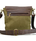 Мессенджер через плече мікс шкіри і тканини канваc RHc-1309-4lx TARWA фото, картинка, изображение