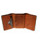 Портмоне, матова шкіра, теракот GP 504123 фото, картинка, изображение