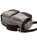 Сумка чоловіча через плече, мікс тканини канвас і шкіри RG-3941-4lx TARWA фото, картинка, изображение