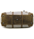 Дорожня сумка-баул зі шкіри Crazy Horse і тканини Canvas RGj-1633-4lx TARWA картинка, зображення, фото