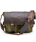 Чоловіча сумка через плече парусина canvas і шкіра RH-6690-4lx бренду Tarwa фото, картинка, изображение