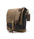 Чоловіча сумка через плече парусина + шкіра RG-1811-4lx TARWA фото, картинка, изображение