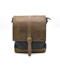 Чоловіча сумка через плече парусина + шкіра RG-1811-4lx TARWA фото, картинка, изображение