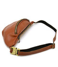 Стильна сумка на пояс бренду TARWA GB-3036-4lx в рудувато-коричневому кольорі фото, картинка, изображение