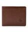 Шкіряне портмоне для чоловіків 505623 Grande Pelle, коричневого кольору картинка, зображення, фото