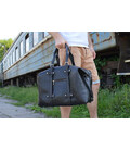 Шкіряна чорна дорожня сумка ТА-5764-4lx TARWA фото, картинка, изображение