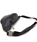 Сумка на пояс, бананка чорна зі шкіри флотар, TARWA FA-3036-3md фото, картинка, изображение