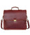 Чоловічий портфель зі шкіри з бордовим відтінком John McDee 7375X картинка, зображення, фото