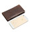 Візитниця кардхолдер зі шкіри темно-коричневий John McDee R-8119Q картинка, зображення, фото