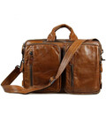 Шкіряна сумка трансформер: рюкзак, бриф, сумка 7014B картинка, зображення, фото