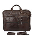 Велика шкіряна сумка для документів або ноутбука 7093Q від John McDee картинка, зображення, фото