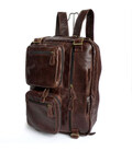 Чоловіча сумка рюкзак трансформер шкіряна, модель 7026R картинка, зображення, фото