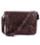 Збільшена 7022LB шкіряна сумка на плече, коричнева John McDee картинка, зображення, фото