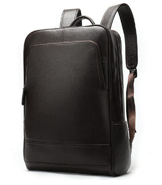 Шкіряний рюкзак темно кавовий bx050fc від Bexhil фото, картинка, изображение