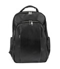 Мужской кожаный рюкзак черный Tiding Bag 1665A фото, картинка, изображение