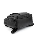 Мужской кожаный рюкзак черный Tiding Bag 1665A фото, картинка, изображение