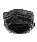 Мужской кожаный рюкзак черный Tiding Bag 1665A фото, картинка, изображение