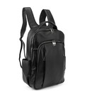 Мужской кожаный рюкзак черный Tiding Bag 1665A фото, картинка, изображение