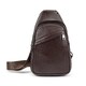 Сумка-слінг чоловіча шкіряна TDING BAG 8010C картинка, зображення, фото