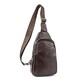 Сумка-слинг мужская кожаная TDING BAG 8010C фото