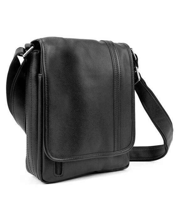 Классический мужской мессенджер с клапаном TIDING BAG t003A фото, картинка, изображение