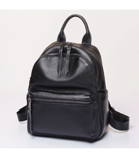 Жіноча сумка наплічна на кожен день 31х27х15, рюкзак для кожного дня, чорна картинка, зображення, фото