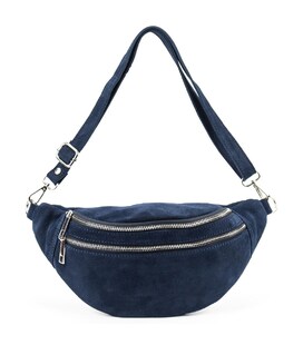 Женская поясная сумка из замши Firenze Italy F-IT-98601BL фото, картинка, изображение