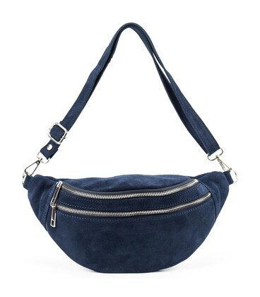 Жіноча поясна сумка із замші Firenze Italy F-IT-98601BL картинка, зображення, фото