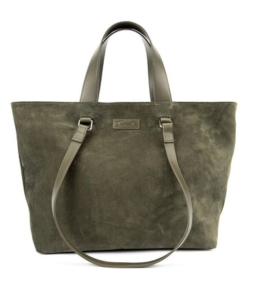 Жіночий місткий замшевий шопер Tavinchi CH-018OL-Y картинка, зображення, фото