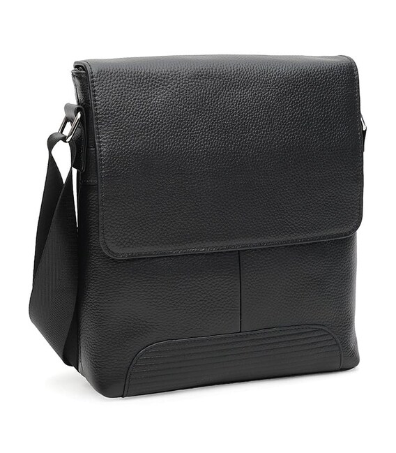 Мужская кожаная сумка Keizer K198089-black фото, картинка, изображение